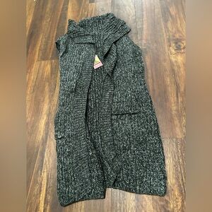 Prana Charcoal Knit Cardigan